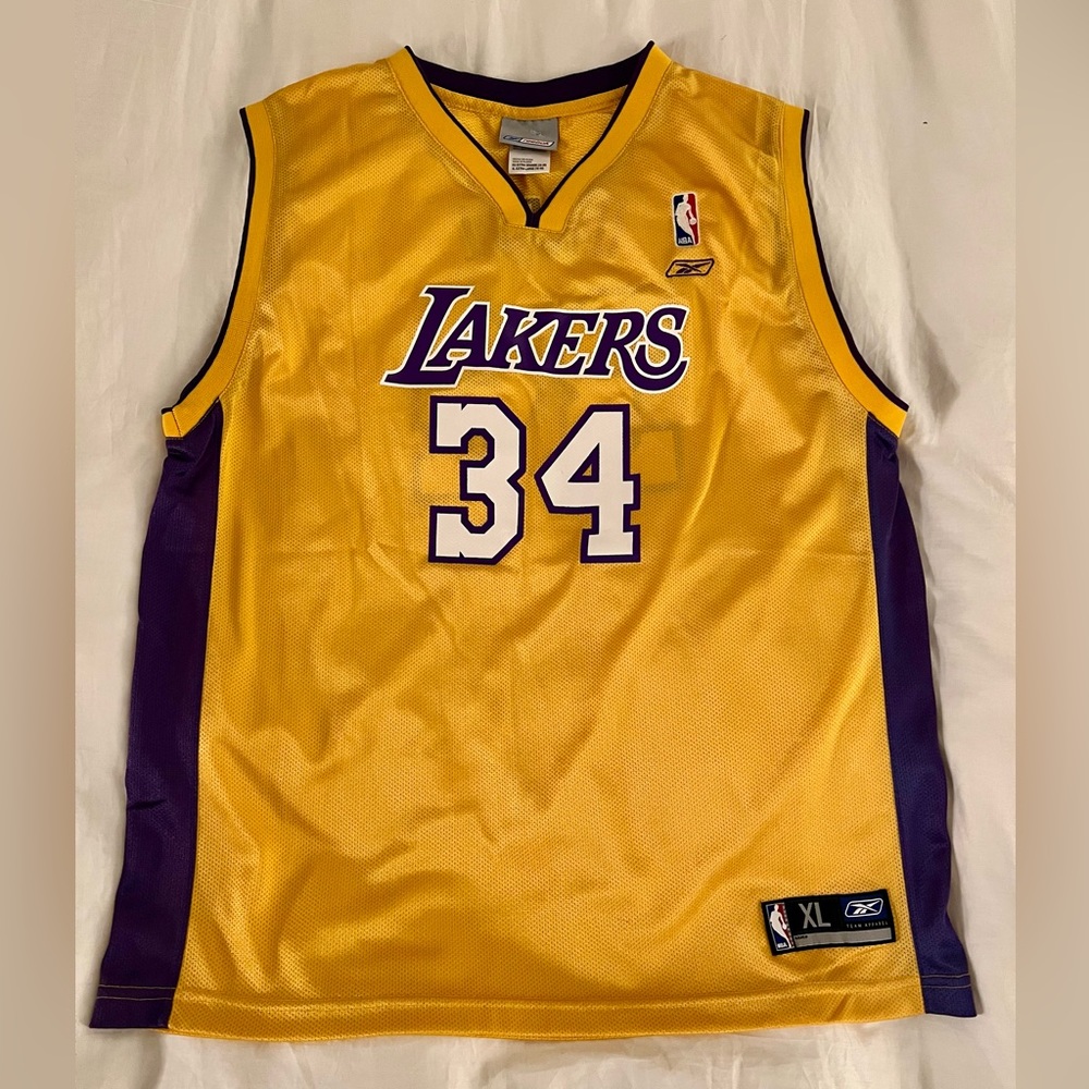 Lakers 34 Shaq O’Neal Jersey #34 youth XL 18-20 Reebok NBA